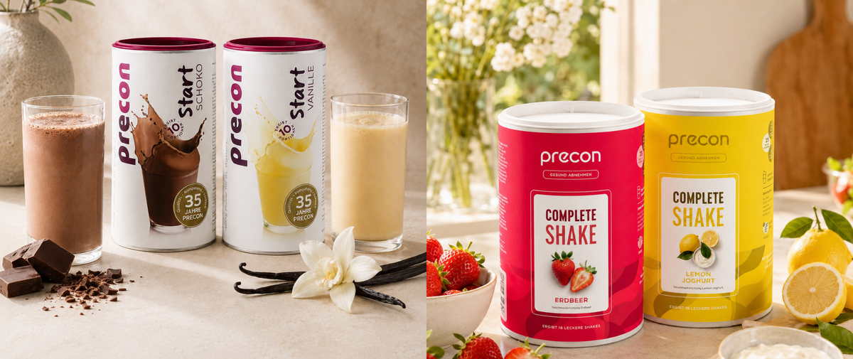 Differenza<br>tra shake per iniziare e shake per dimagrire