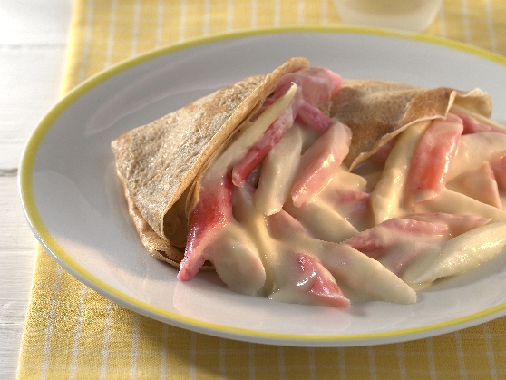 Vollkornpfannkuchen Spargel