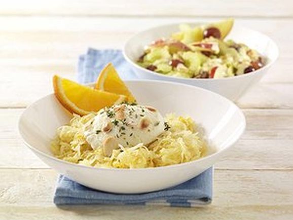 orangen-sauerkraut-mit-gratiniertem-ziegenkaese-und-apfel-sellerie-salat orangen-sauerkraut-mit-gratiniertem-ziegenkaese-und-apfel-sellerie-salat