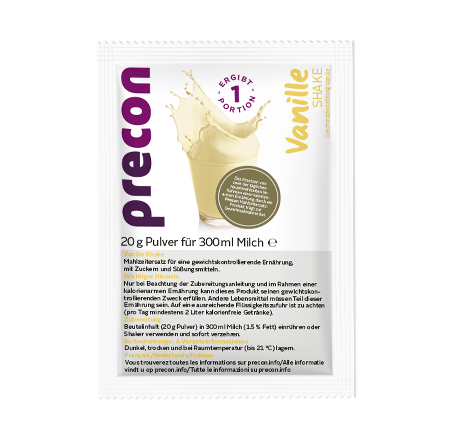 Vanille - Portion individuelle