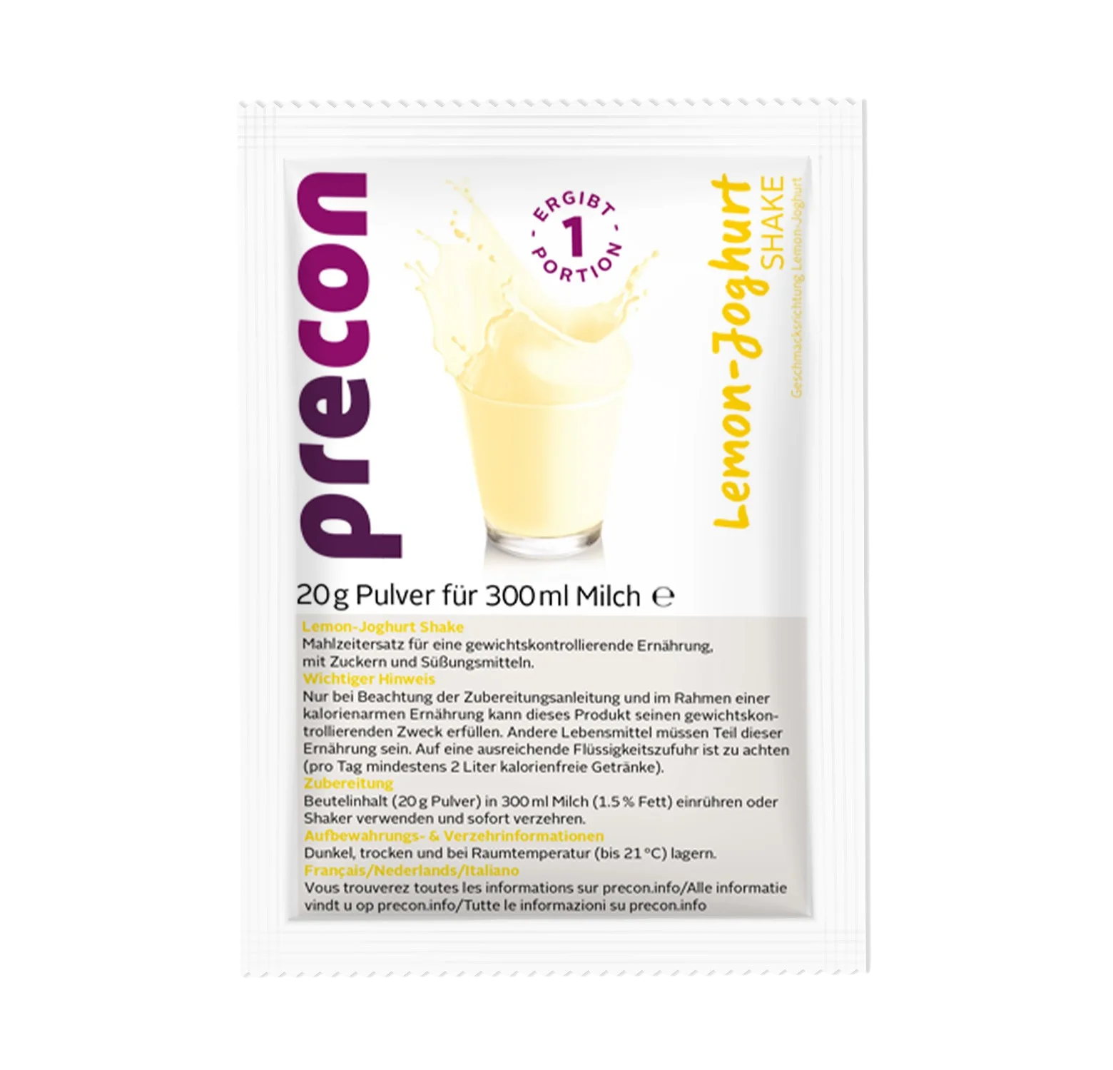 Yogur de limón - Porción individual